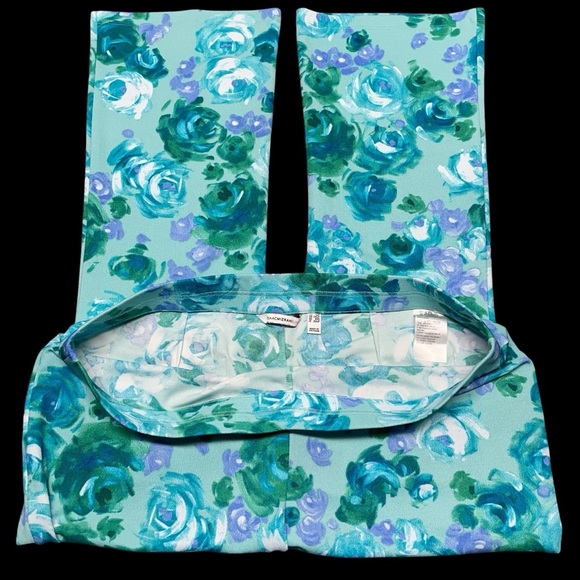 Issac Mizrahi Live! Petite Pebble Knit Baby Bell Pant Island Breeze 1XP in EUC - Picture 7 of 11